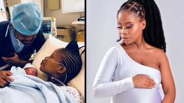 "Congrats mommy": Lady praises hospital for all black medical team at baby's delivery