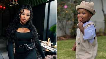 DJ Zinhle and Murdah Bongz's adorable baby steals SA's heart with speech practice video