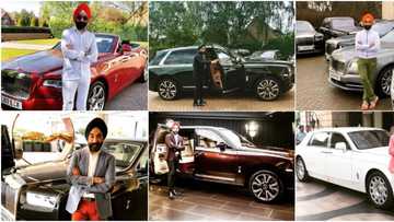 Meet luxury car lover who owns 17 Rolls Royces to match 17 outfits, radiant photos light up the net