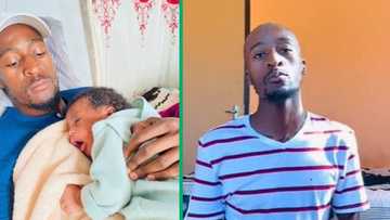 Dad bottle feeds baby daughter in TikTok video, Mzansi hearts warmed by sweet moment