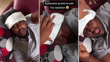 Woman pranks husband by putting sanitary pad on his face, making him think it’s an eyebrow wax strip, SA bust