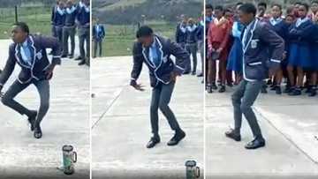 Talented schoolboy shows off fire dance moves among his peers in vibey video, spreads good feels on the TL