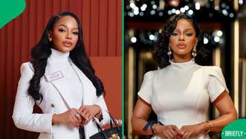 Mihlali Ndamase's R9k wig install compared to "church aunty" mushroom cut