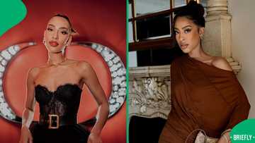 Sacha Feinberg-Mngomezulu in the spotlight as Sarah Langa bares all in backless dress