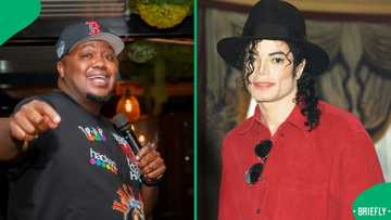 Comedian Skhumba shares hilarious throwback with Mzansi Michael Jackson
