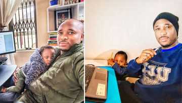 Proud father tackles MBA with little man by his side, explains how his presence kept him sane and motivated