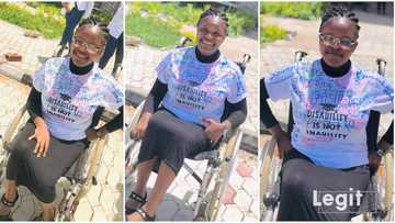 Beautiful lioness: Fearless lady confined to wheelchair at age 10 by sickness, refuses to quit, bags diploma