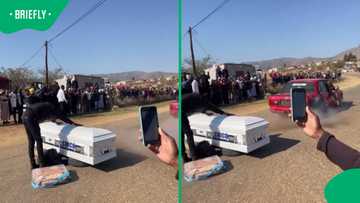 SA funeral send-off with car burnout leaves Mzansi divided