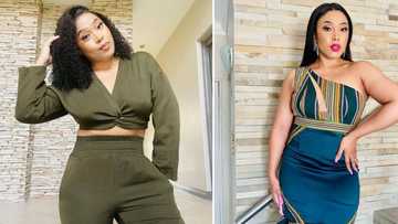 Simphiwe Ngema shares 4 hot pics in swimwear while opening up about her difficult weight loss journey after having her 1st baby