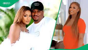 Jessica Nkosi debuts another baby bump, announcing pregnancy number 3, SA congratulates actress