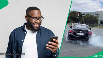"Trouble vibes": BMW drivers stun with spinning skills in traffic intersection, SA impressed