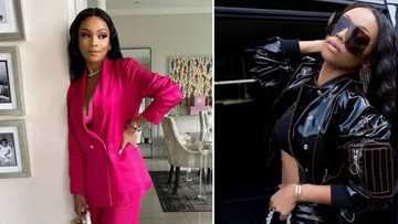 Bonang Matheba called out for hypocritical face cream advert, fans unimpressed: "Putting cream on makeup"