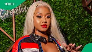 Babes Wodumo bonds with father-in-law at EFF Youth Day celebration