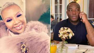 Anele Mdoda shows love to Benni McCarthy after Manchester United won against Arsenal: "Lekker fish and chips"