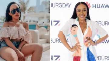 Thando Thabethe gets the whole house involved in the ultimate #dropdownchallenge