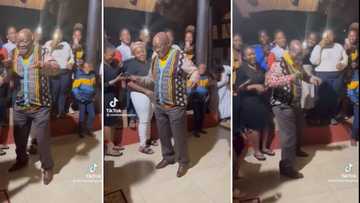 Video of Jacob Zuma busting some vibey moves on TikTok divides the people of Mzansi: “uBaba's got moves”