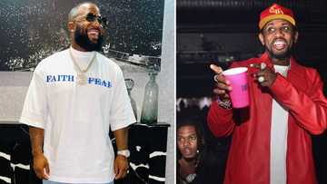 Cassper Nyovest hangs out with American rapper Fabolous, 3 pics go viral among fans who can't keep calm: "Real recognises real"