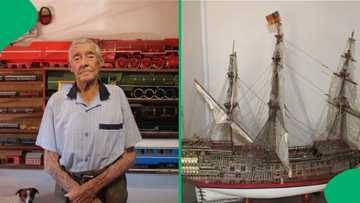 Retired Roodepoort train driver, 90, still building model trains after 44 years on the railways