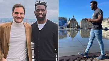 “Legends”: Tennis star Roger Federer joins Siya Kolisi in whishing Kezia a happy birthday