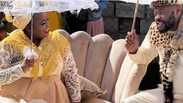 Nokwazi Dlamini's Umembeso ceremony in 5 pics, fans elated as singer is officially married