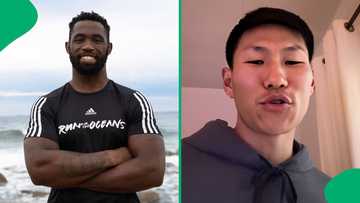 "Love this man": Xhosa-speaking Chinese man starstruck after Siya Kolisi comments on his post