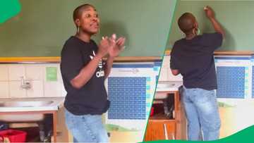 Teacher shows students unique division method, South Africa impressed by TikTok video