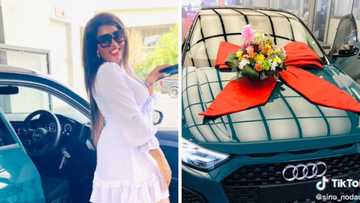 KZN beauty spoils herself with Audi A1 for 25th birthday, netizens send congratulatory messages