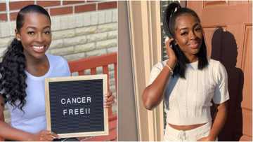 After 3 surgeries, 4 cycles of chemotherapy, and 3 rounds of radiation, this young lady is cancer-free