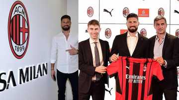 Olivier Giroud joins AC Milan on a 2 year deal, to wear No.9 shirt at the club
