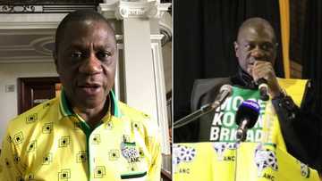 ANC Treasurer General Paul Mashatile gives money out at church, leaves SA peeps suspect