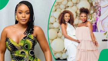 ‘It’s a Boy’: Actress Nomzamo Mbatha Stunts at Her Sister’s Baby Shower