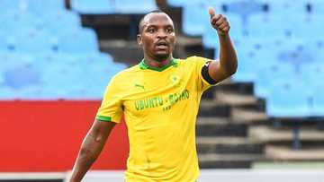 Mamelodi Sundowns midfielder Gift Motupa celebrates his 27th birthday