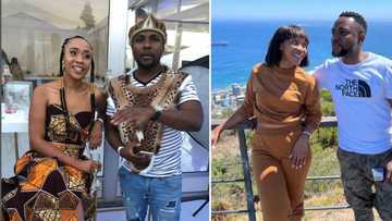 'Scandal!' actor Melusi Mbele's stunning wife wows SA, peeps can't get enough of couple's wedding pics