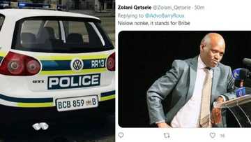 Mzansi shares hilarious meanings of the 'B' in police vehicle number plates