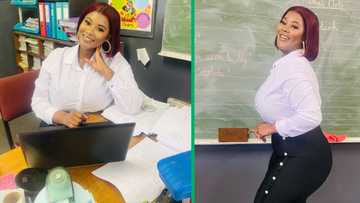 "Beautiful educator": Teacher posts pictures wearing classy outfit, people swoon