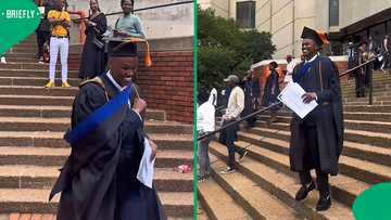 UJ engineering graduate's orange helmet welcome sparks massive reaction: "Education is fashionable"