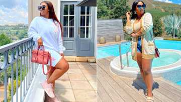 Workout: Boity Thulo shows off gorgeous curves in gym gear