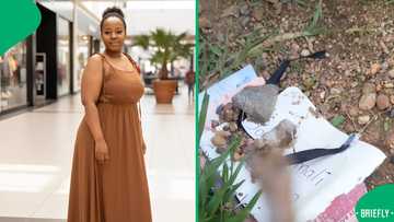 "Pray for it": Woman scared to pick up mysterious stack of cash left with eerie note, SA reacts