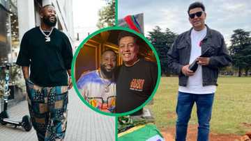 Tony Forbes shows Cassper Nyovest love for supporting the family, challenges him to a boxing match