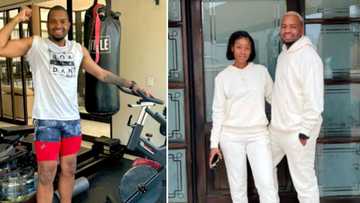 Soccer player Itu Khune and wifey Sphelele smash it in the gym, fans love their couple goal moments