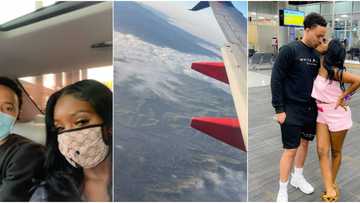 Love is in the air: Woman puts hubby on a plane, jets him for dinner in California