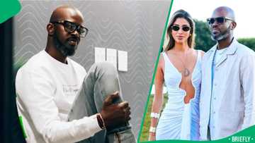 Black Coffee's rumoured gf Victoria Gonzalez seemingly confirms relationship with cute picture