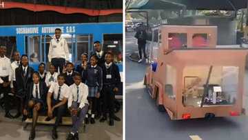 SA learners build solar-powered car and train, and enter innovation expo