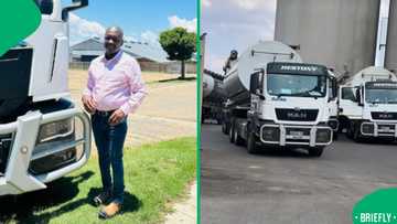 Truck driver showed how he cooks meals inside his truck while on duty