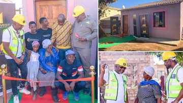 Gogo who lived in broken car & 5 other deserving people kind businessman Collen Mashawana built new homes for