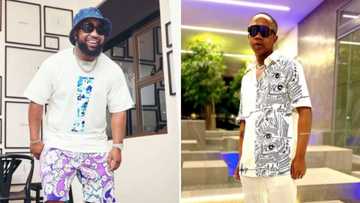 Cassper Nyovest links up with Young Stunna in London, fans react: "We want a collaboration"