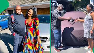 Pregnant woman breaks into tears after receiving dream Mercedes push present from husband