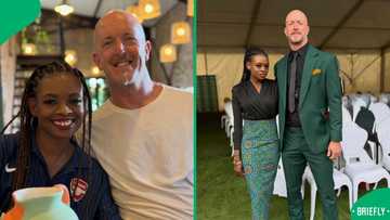 Bongani Mthombeni announces pregnancy with Matthew Booth