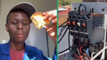 Electrician apprentice in TikTok video attends to cable theft, hard work impresses SA