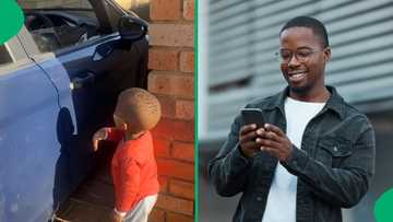 Video captures cute moment, toddler pretends to be car guard: "Cocomelon melted my heart"